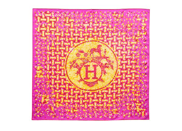 Hermes Vintage Foulard_available on yoox.com_2