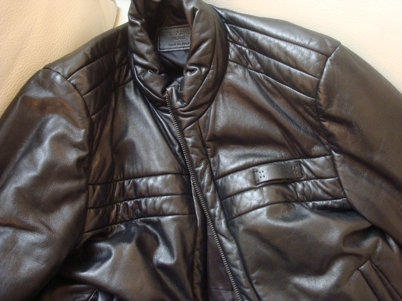 Blouson cuir Prada