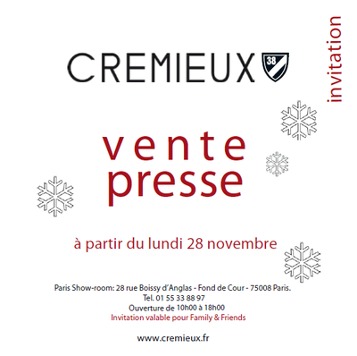 Vente presse cremieux