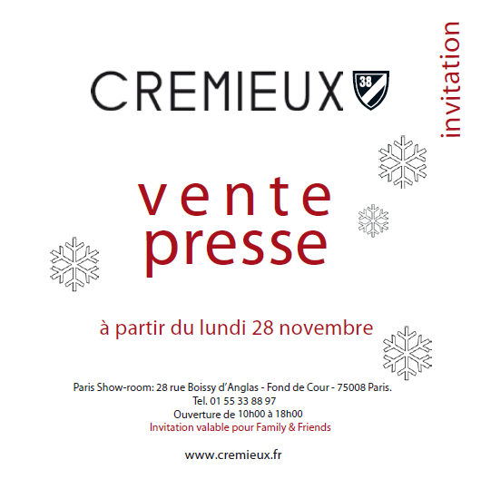 Vente presse cremieux