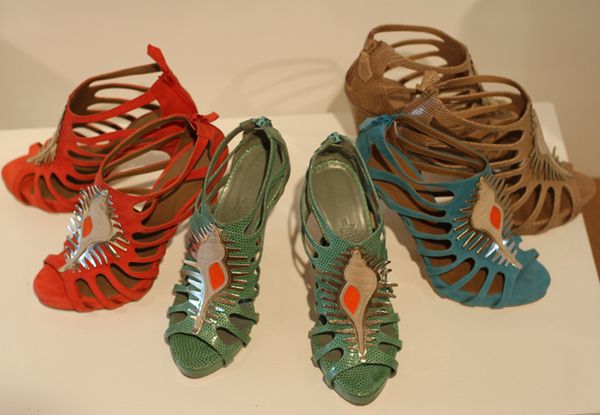 Shoes hermès coquillage