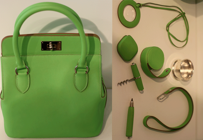 Couleur vert pomme hermès