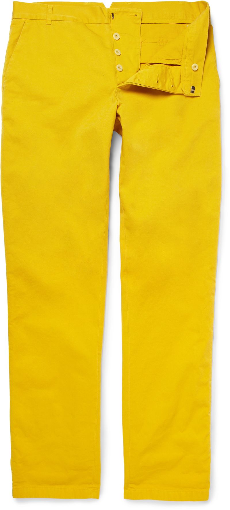 184025 Band of Outsiders yellow chinos