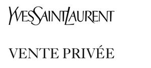 Invitation vente YSL mai 2012