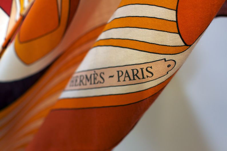 Soie hermès détail 7