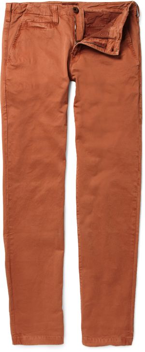 185516 J Brand terracotta chinos