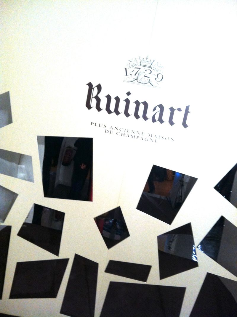 Ruinart mur d'entrée