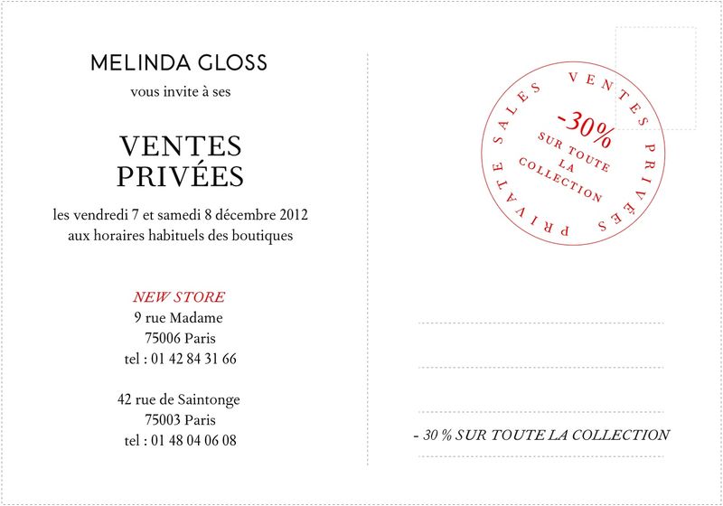 Ventes Privées Melinda Gloss Dec2012