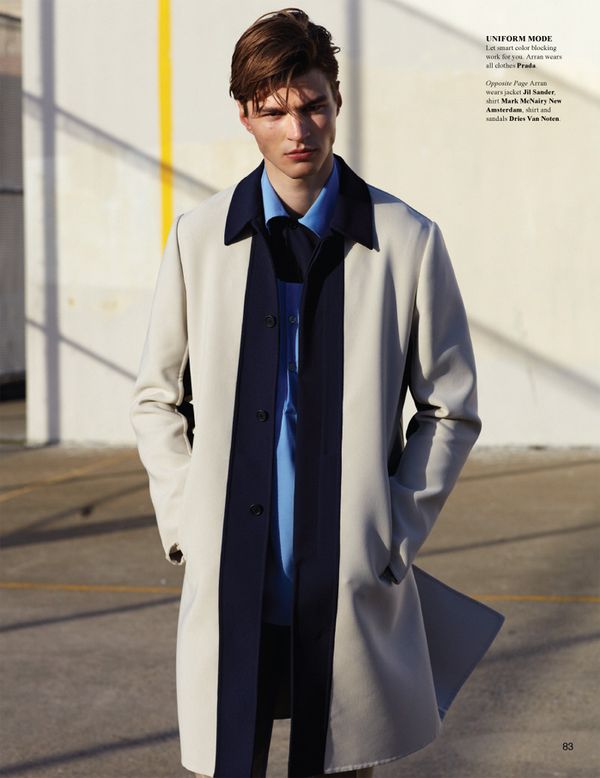 Prada men spring summer 2013 coat