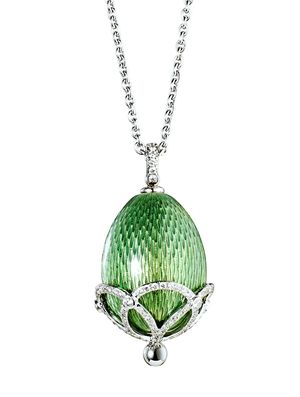 Oeuf Olga Email et Diamants