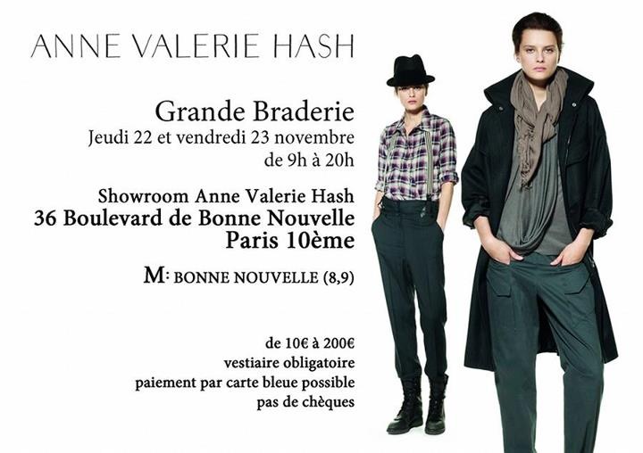 Braderie anne valerie hash