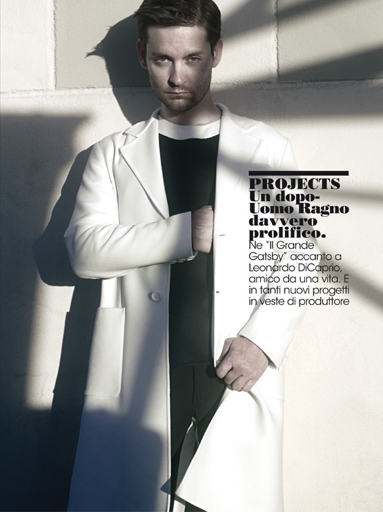 Tobey maguire l'uomo vogue prada men spring summer 2013