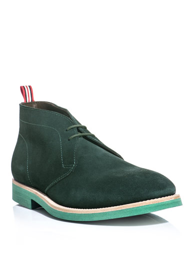 Green george desert boots