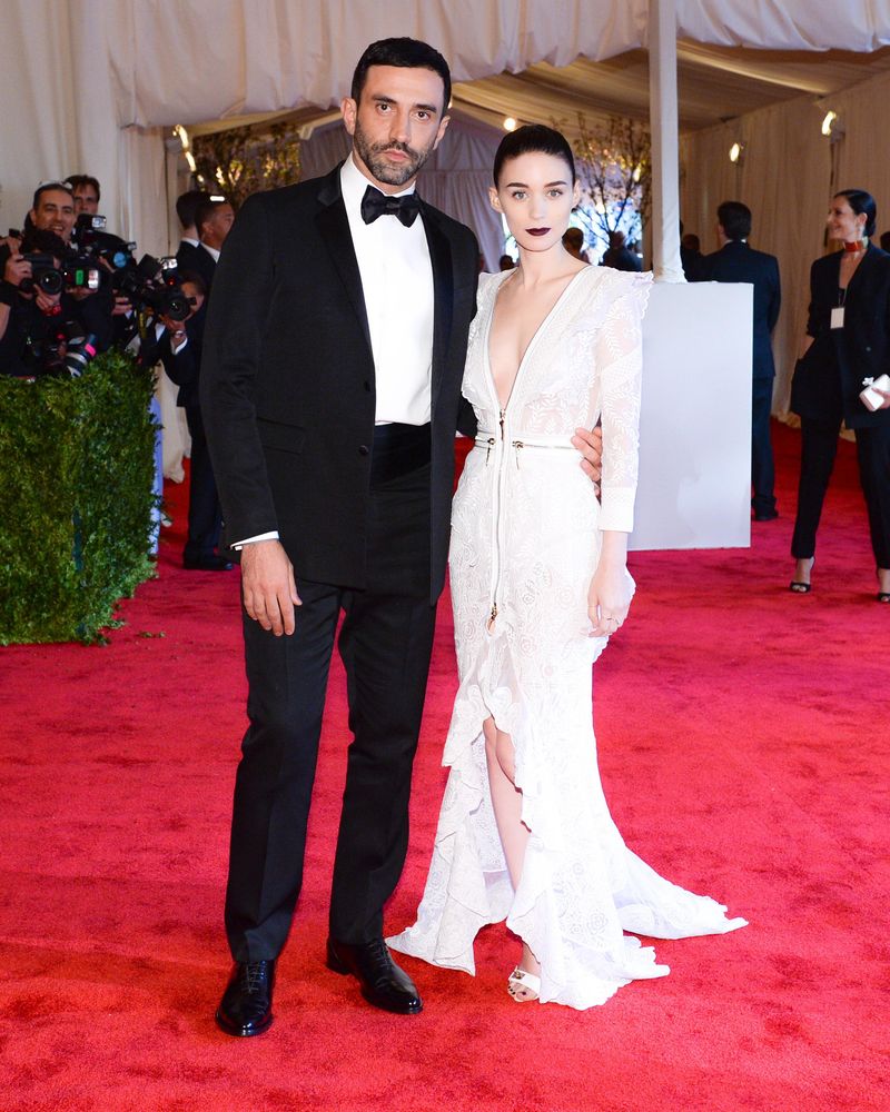 Rooney Mara and Riccardo Tisci