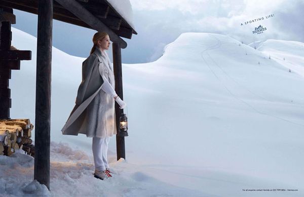 Campagne hermès automne hiver 2013 2014 iselin steiro nathaniel goldberg