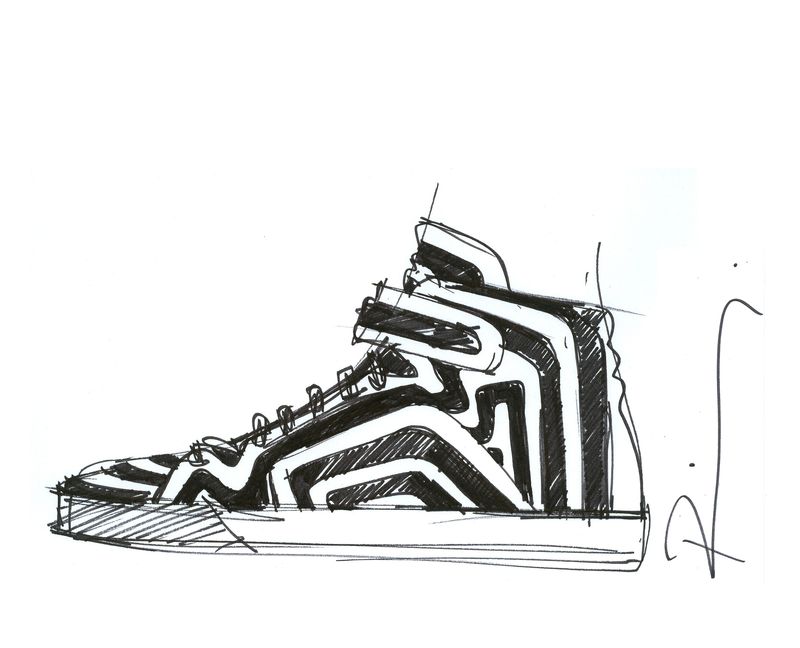 Croquis 10 ans PR sneakers