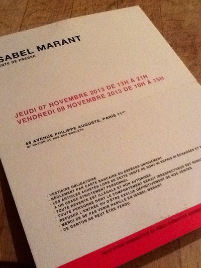 Vente privée isabel marant