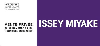 Vente privée issey miyake Vente privée issey miyake